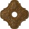 Ekena Millwork Peralta Ceiling Medallion (Canopies up to 4 5/8"), 17 3/4"OD x 3 1/8"ID x 1"P, Smokey Topaz Crackle CM17PESTC - alternate 1